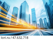 Скорость города. Стоковое AI-изображение, AI-художник Александр Жуков / Фотобанк Лори