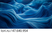 Abstract Blue Sandscape: Evoking a sense of peace and tranquility with flowing, wave-like formations for wall art, presentation background. Стоковое AI-изображение, AI-художник Данила Большаков / Фотобанк Лори