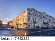 Особняк графа Г.А. Кушелева-Безбородко - Дом А.Г. Елисеева, набережная Кутузова, Санкт-Петербург. Стоковое фото, фотограф Baturina Yuliya / Фотобанк Лори