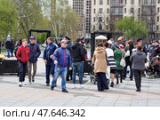 Город Тюмень. Пункт пропуска в место проведения общественных мероприятий (2017 год). Стоковое фото, фотограф Александр Тараканов / Фотобанк Лори