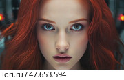 Portrait of a woman symbolically turning into virtual human, virtual character, or digital clone, using computer-generated from the real persona. AI artificial intelligence. Стоковое AI-видео, аниматор ALLA YURTAYEVA / Фотобанк Лори