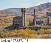 Завод по производству бумаги (Перестроен в 1920-х годах. Карафуто. Япония). Томари. Сахалин. Стоковое фото, фотограф Вячеслав Иванов / Фотобанк Лори