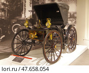 Большеколесная машина для плохих дорог Holsman Runabout - экспонат Музея автомобильной техники Музейного комплекса УГМК в Верхней Пышме (2021 год). Редакционное фото, фотограф Алексей Иванов / Фотобанк Лори