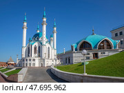 Мечеть Кул Шариф на территории Казанского кремля, Татарстан (2024 год). Стоковое фото, фотограф Анна Карасева / Фотобанк Лори