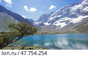 Beautiful lake in Fann mountains. Pamir-Altay in Tajikistan. Стоковое фото, фотограф Николай Евсюков / Фотобанк Лори
