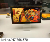 Выставка современных работ художников Палеха. Редакционное фото, фотограф Мария Сергеева / Фотобанк Лори