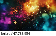 Molecular structures in chemical interactions. Стоковое AI-изображение, AI-художник Михаил Коханчиков / Фотобанк Лори