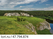 Summer landscape. Russia. Ural. Стоковое фото, фотограф Сергей Завьялов / Фотобанк Лори