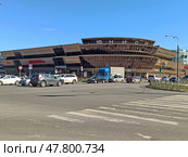 Торговый центр " Юнион " . Московская область, Балашиха, Железнодорожный мкр, улица Советская, 5. Редакционное фото, фотограф stargal / Фотобанк Лори