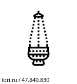 censer byzantine line icon vector illustration. Стоковая иллюстрация, иллюстратор Vectorwin / Фотобанк Лори