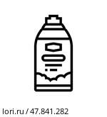 odor eliminator car care line icon vector illustration. Стоковая иллюстрация, иллюстратор Vectorwin / Фотобанк Лори