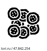 cells genetic engineering glyph icon vector illustration. Стоковая иллюстрация, иллюстратор Vectorwin / Фотобанк Лори