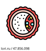 blastocyst fertilization color icon vector illustration. Стоковая иллюстрация, иллюстратор Vectorwin / Фотобанк Лори