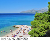 Croatian beach. Редакционное фото, фотограф Александр Карпенко / Фотобанк Лори