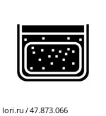 cheesemaking factory equipment glyph icon vector illustration. Стоковая иллюстрация, иллюстратор Vectorwin / Фотобанк Лори