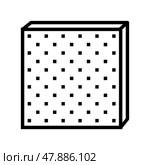 hard boards line icon vector illustration. Стоковая иллюстрация, иллюстратор Vectorwin / Фотобанк Лори
