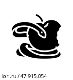sin pray glyph icon vector illustration. Стоковая иллюстрация, иллюстратор Vectorwin / Фотобанк Лори