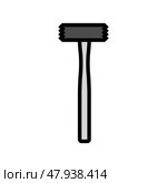 bushing hammer tool color icon vector illustration. Стоковая иллюстрация, иллюстратор Vectorwin / Фотобанк Лори