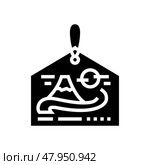 ema wooden plaques shintoism glyph icon vector illustration. Стоковая иллюстрация, иллюстратор Vectorwin / Фотобанк Лори