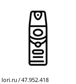 insect repellant glamping line icon vector illustration. Стоковая иллюстрация, иллюстратор Vectorwin / Фотобанк Лори