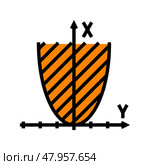 algebra education science color icon vector illustration. Стоковая иллюстрация, иллюстратор Vectorwin / Фотобанк Лори