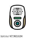 pest repeller garden color icon vector illustration. Стоковая иллюстрация, иллюстратор Vectorwin / Фотобанк Лори