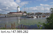 Berth for small vessels in Vyborg (2024 год). Редакционное видео, видеограф Василий Хомчин / Фотобанк Лори