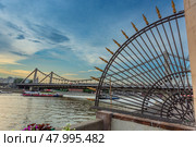 Krymsky Bridge (2013 год). Стоковое фото, фотограф Олег Жуков / Фотобанк Лори