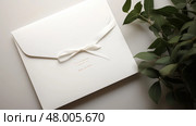 plant invitation wedding minimalistic background ai generated. Стоковое AI-изображение, AI-художник Vectorwin / Фотобанк Лори