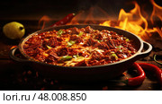 tacos hot mexican food scorching ai generated. Стоковое AI-изображение, AI-художник Vectorwin / Фотобанк Лори