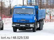 Kamaz 53215. Редакционное фото, фотограф Art Konovalov / Фотобанк Лори