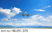 destination fly airport background ai generated. Стоковое AI-изображение, AI-художник Vectorwin / Фотобанк Лори