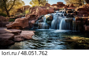 rocks mesa hills landscape ai generated. Стоковое AI-изображение, AI-художник Vectorwin / Фотобанк Лори