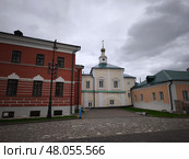Казанский Богородицкий монастырь, видна Софийская церковь, город Казань. Стоковое фото, фотограф Мария Сергеева / Фотобанк Лори