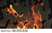 Liquid metal with flame reflection. Стоковая анимация, аниматор Михаил Коханчиков / Фотобанк Лори