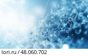 White blue medical technology background,abstract connention science technology. бело-голубой фон медицинской техники, абстрактная коннотация научные технологии. Стоковое AI-изображение, AI-художник Katsiaryna Repich / Фотобанк Лори