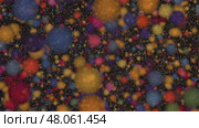Moving colorful flying rainbow balls. Стоковая анимация, аниматор Михаил Коханчиков / Фотобанк Лори