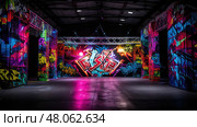 energetic bright party background ai generated. Стоковое AI-изображение, AI-художник Vectorwin / Фотобанк Лори