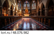 organ church interior ai generated. Стоковое AI-изображение, AI-художник Vectorwin / Фотобанк Лори
