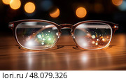 vision light scratches ai generated. Стоковое AI-изображение, AI-художник Vectorwin / Фотобанк Лори