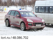 Porsche Cayenne. Редакционное фото, фотограф Art Konovalov / Фотобанк Лори