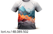 shir t shirt gray ai generated. Стоковое AI-изображение, AI-художник Vectorwin / Фотобанк Лори