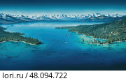 mountains lake tahoe map ai generated. Стоковое AI-изображение, AI-художник Vectorwin / Фотобанк Лори