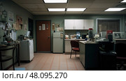 forsaken empty office building ai generated. Стоковое AI-изображение, AI-художник Vectorwin / Фотобанк Лори