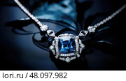 tanzanite blue gems ai generated. Стоковое AI-изображение, AI-художник Vectorwin / Фотобанк Лори