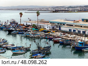 Seaport of city of Algiers. Republic of Algeria. Стоковое фото, фотограф Евгений Ткачёв / Фотобанк Лори