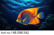 fs fish in water ai generated. Стоковое AI-изображение, AI-художник Vectorwin / Фотобанк Лори
