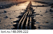 vehicle fork on ai generated. Стоковое AI-изображение, AI-художник Vectorwin / Фотобанк Лори