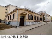 Дом А.П. Чегодаева в Нижнем Новгороде. Дом расположен по адресу Улица Семашко, 15. Редакционное фото, фотограф Константин Григорьев / Фотобанк Лори