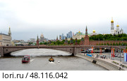 Moscow, Russia, May 03, 2025: preparation of the Red Square for the celebration of Victory Day in honor of the 80th anniversary. Редакционное фото, фотограф Igor Skripachev / Фотобанк Лори